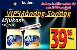 Supergrossen Mjukost, Medlemspris erbjuda