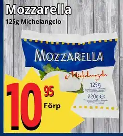 Supergrossen Mozzarella erbjuda