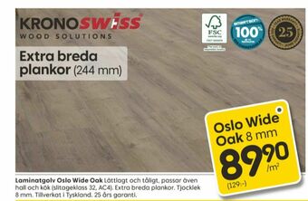 Rusta KronoSwiss Laminatgolv erbjuda