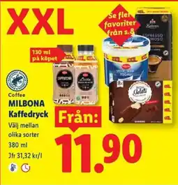 Lidl MILBONA Kaffedryck erbjuda