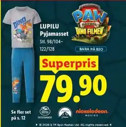 Lidl LUPILU Pyjamasset erbjuda