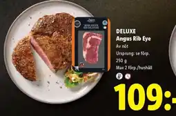Lidl DELUXE Angus Rib Eye erbjuda