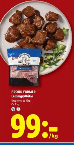 Lidl PROUD FARMER Lammgrytbitar erbjuda