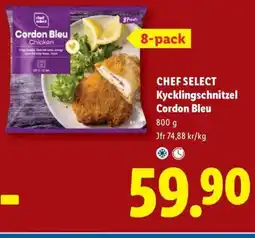 Lidl CHEF SELECT Kycklingschnitzel Cordon Bleu erbjuda