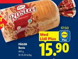 Lidl PÅGEN Rosta erbjuda