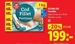 Lidl OCEAN SEA Torskfilé erbjuda