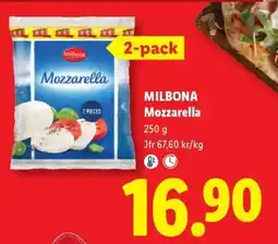 Lidl MILBONA Mozzarella erbjuda