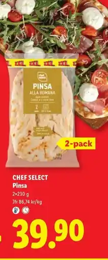 Lidl CHEF SELECT Pinsa erbjuda