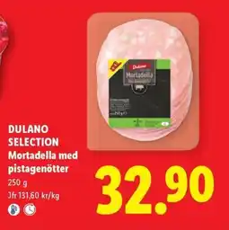 Lidl DULANO SELECTION Mortadella med pistagenötter erbjuda