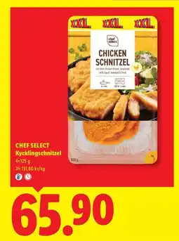 Lidl CHEF SELECT Kycklingschnitzel erbjuda