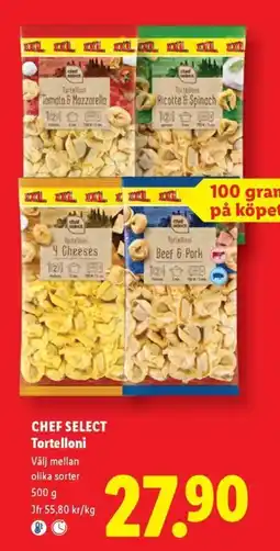 Lidl CHEF SELECT Tortelloni erbjuda