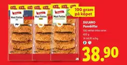 Lidl DULANO Pannbiffar erbjuda