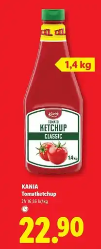 Lidl KANIA Tomatketchup erbjuda