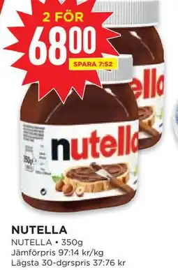 Willys NUTELLA erbjuda