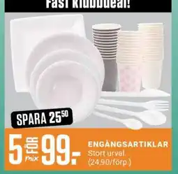 ÖoB Engångsartiklar erbjuda