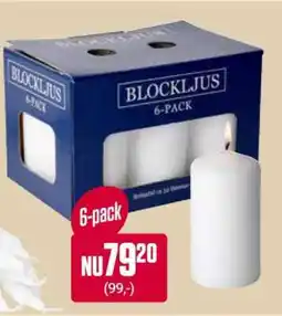 ÖoB BLOCKLJUS 6-PACK erbjuda
