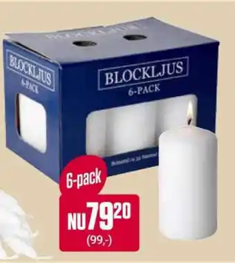 ÖoB BLOCKLJUS 6-PACK erbjuda