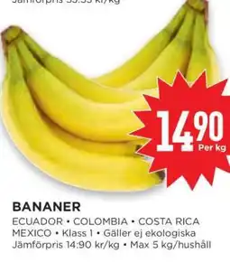Willys Bananer erbjuda