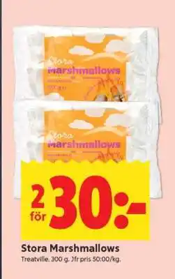 ICA Supermarket STORA MARSHMALLOWS erbjuda