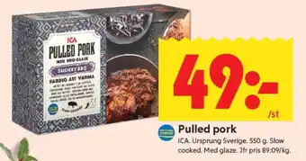 ICA Supermarket PULLED PORK erbjuda