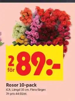 ICA Supermarket ROSOR 10-PACK erbjuda