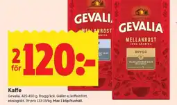 ICA Supermarket Gevalia Kaffe erbjuda