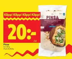 ICA Supermarket Pinsa erbjuda