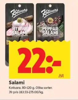 ICA Supermarket Salami erbjuda