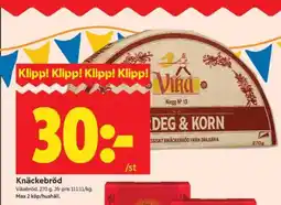 ICA Supermarket KNÄCKEBRÖD erbjuda