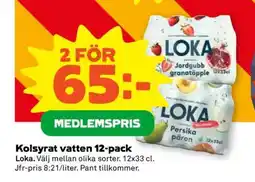 Stora Coop Kolsyrat Vatten 12-pack erbjuda