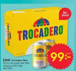DollarStore Läsk Trocadero Zero erbjuda