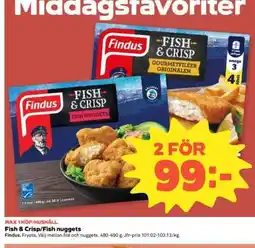 Coop FISH & CRISP/FISH NUGGETS erbjuda