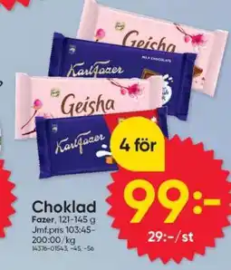 DollarStore CHOKLAD erbjuda