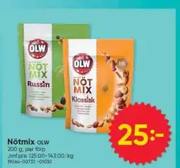 DollarStore Nötmix OLW erbjuda