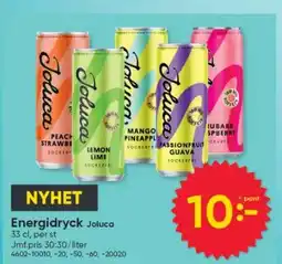 DollarStore Energidryck Joluca erbjuda