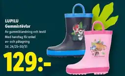 Lidl LUPILU Gummistövlar erbjuda