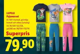 Lidl LUPILU Pyjamasset erbjuda