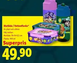 Lidl Matlåda/Vattenflaska erbjuda