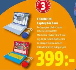 Lidl LEXIBOOK Laptop för barn erbjuda