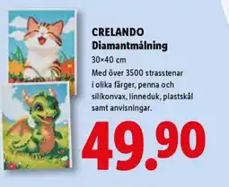 Lidl CRELANDO Diamantmålning erbjuda