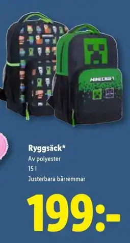 Lidl Ryggsäck erbjuda