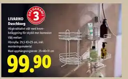 Lidl LIVARNO Duschkorg erbjuda