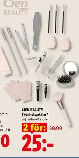 Lidl CIEN BEAUTY Skönhetsartklar erbjuda