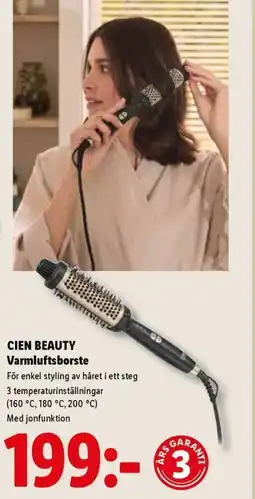 Lidl CIEN BEAUTY Varmluftsborste erbjuda