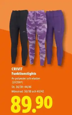 Lidl CRIVIT Funktionstights erbjuda