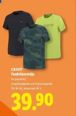 Lidl CRIVIT Funktionströja erbjuda