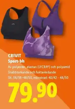 Lidl CRIVIT Sport-bh erbjuda