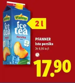 Lidl PFANNER Iste persika erbjuda