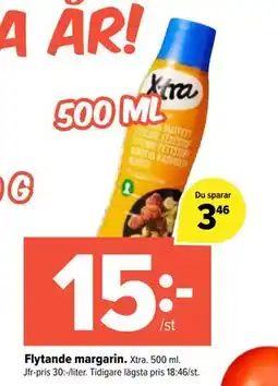 Coop Extra Flytande margarin erbjuda