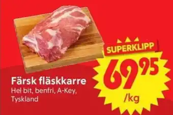 Nya Pulsen Färsk fläskkarre erbjuda